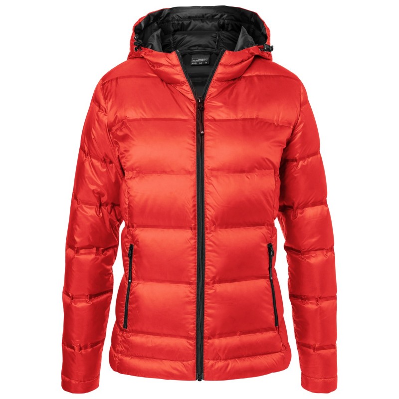 Ladies' Hooded Down Jacket