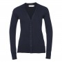 Ladies' V-Neck Knitted Cardigan