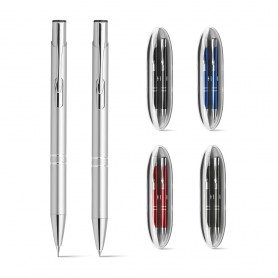 BETA SET - Set con penna in metallo e matita portamina