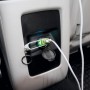 CARTECH - Portachiavi con caricatore USB per auto