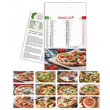 Calendario Illustrato "Pizzeria"