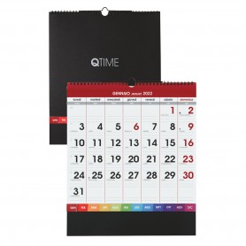 Calendario con spirale "QTime"