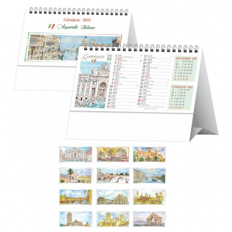 Calendario da tavolo "Città d'Italia"