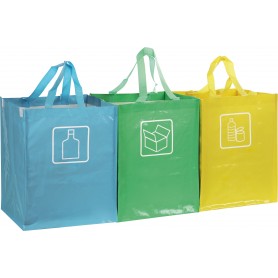 SET 3 SACCHE PER RACCOLTA DIFFERENZ. / SET OF 3 BAGS FOR WASTE SEPARAT.