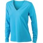 Ladies' Stretch V-Shirt Long-Sleeved