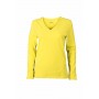 Ladies' Stretch V-Shirt Long-Sleeved